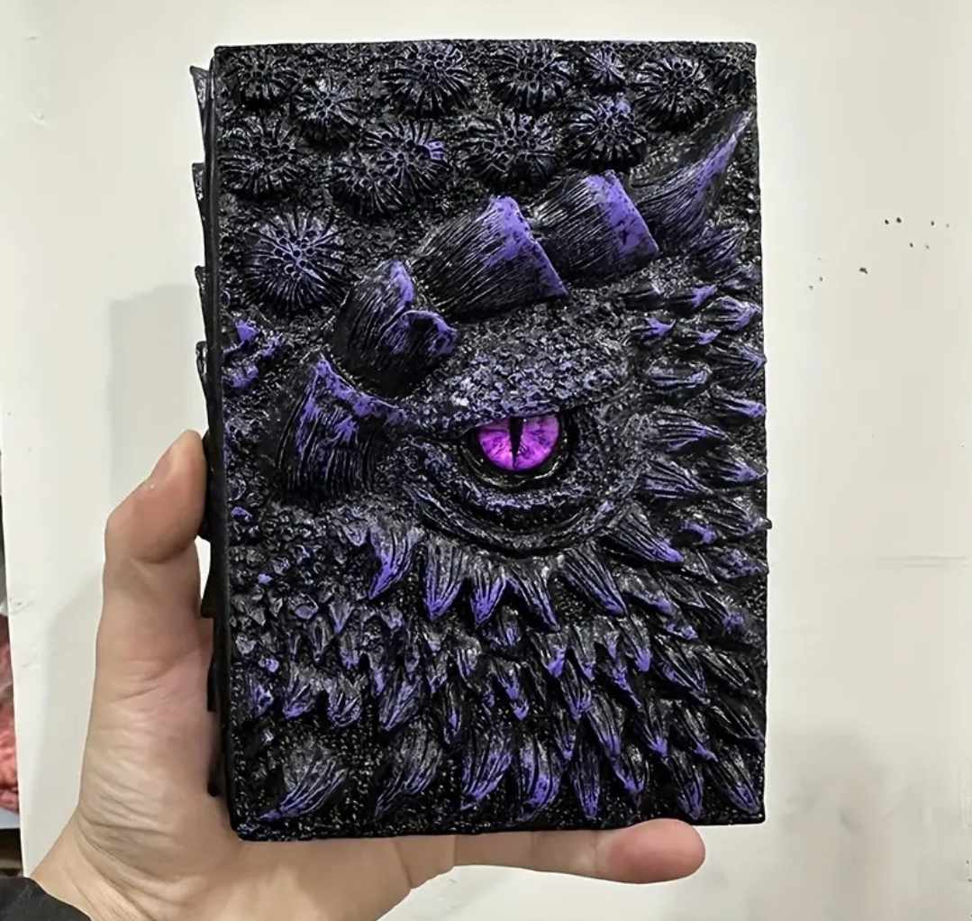 Eye of the Green Dragon Notebook | outlets Handmade Notebook for TTRPG, Sketchbook, Diary