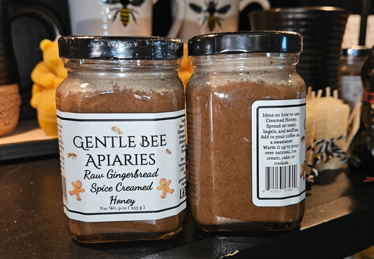 Gentle Bee Apiaries Raw Gingerbread Creamed Honey 9OZ - Dusty's Country Store