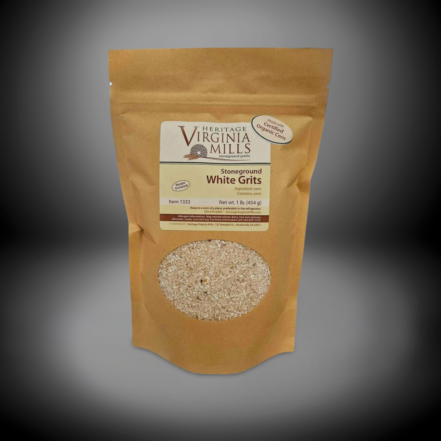 Heritage Virginia Mills Grits - Dusty's Country Store