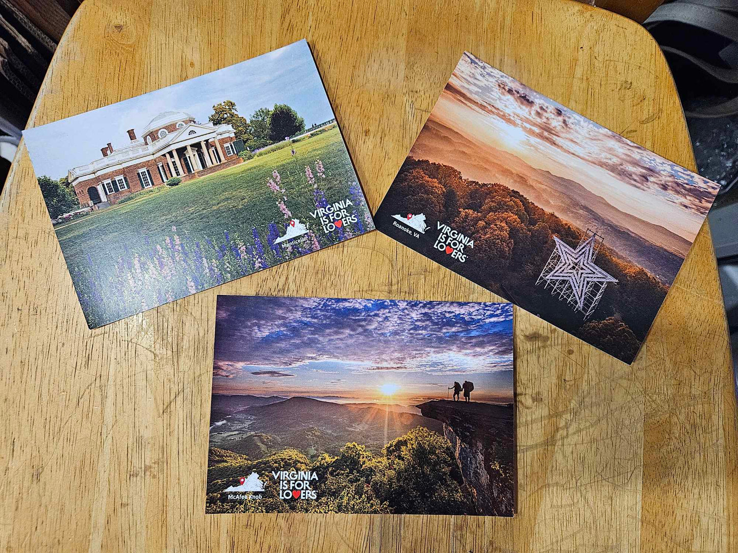 Virginia Is For Lovers Postcards - Pack Of 6 - Dusty's Country Store