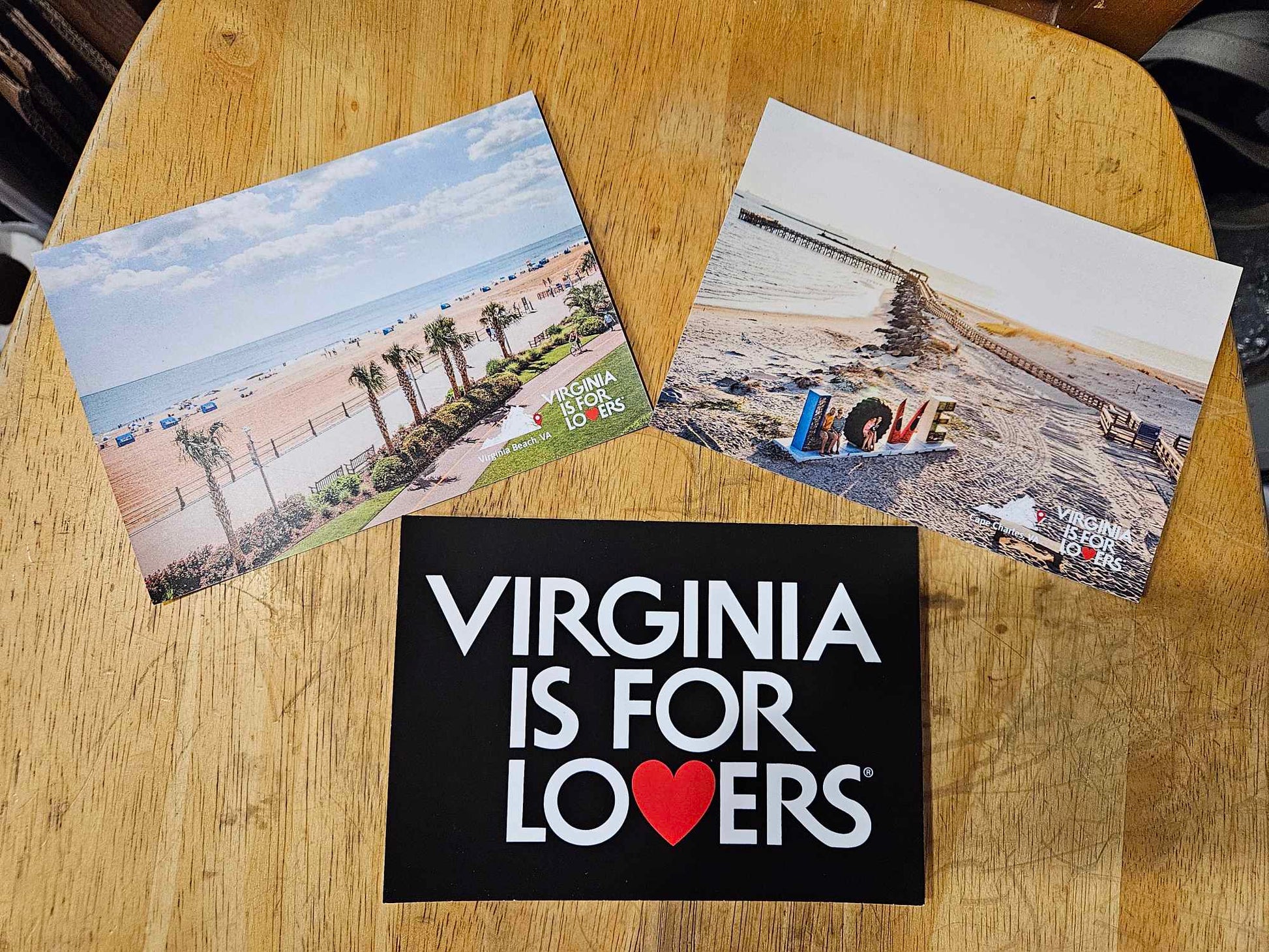 Virginia Is For Lovers Postcards - Pack Of 6 - Dusty's Country Store