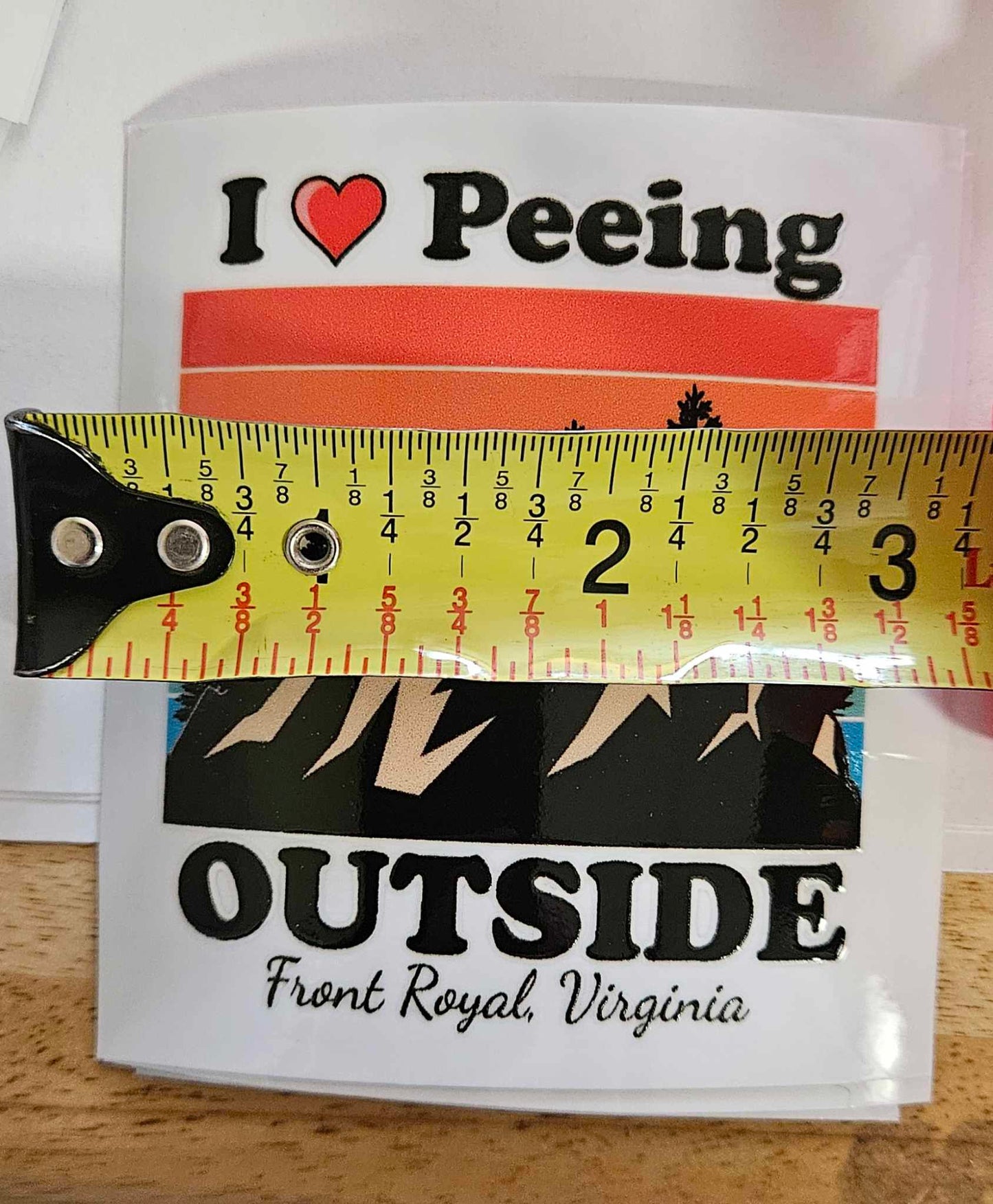 "I Love Peeing Outside" Vinyl Sticker - Dusty's Country Store