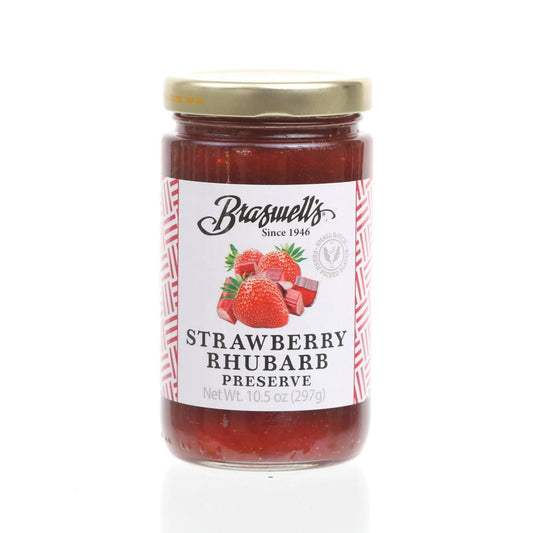 Braswell's Strawberry Rhubarb Preserve 10.5 oz - Dusty's Country Store