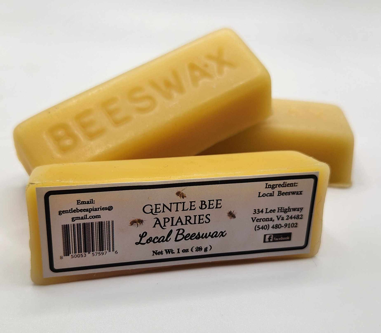 Gentle Bee Apiaries Local Beeswax Bar - Dusty's Country Store