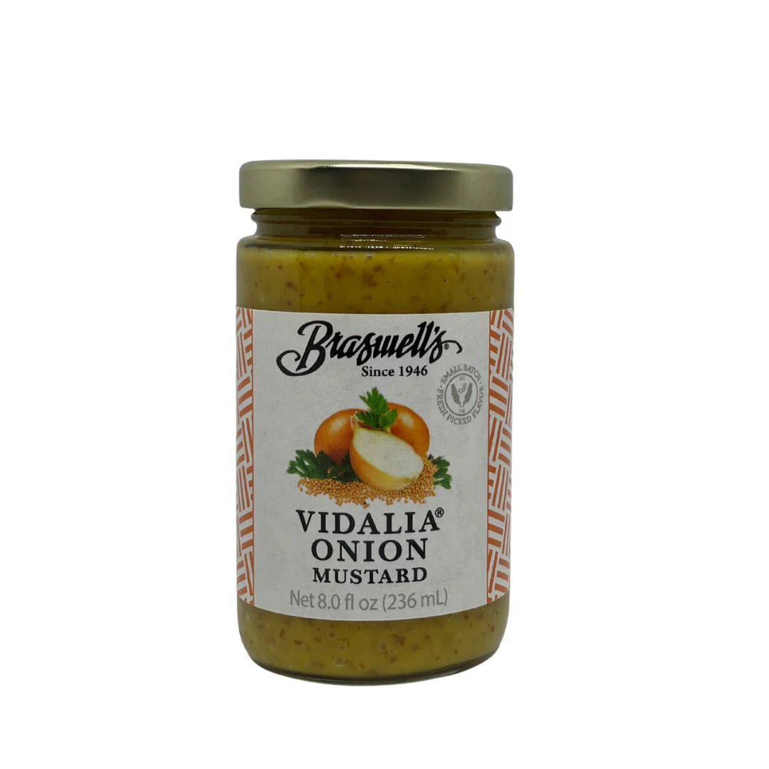 Braswell's Select Vidalia Onion Mustard 8 OZ - Dusty's Country Store