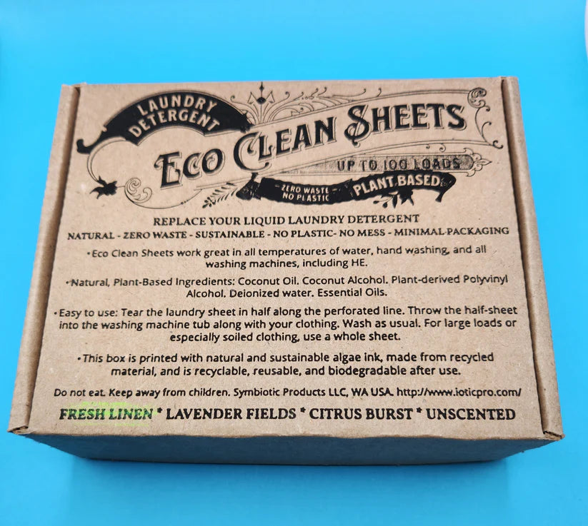 Eco-Clean Laundry Detergent Sheets - Dusty's Country Store