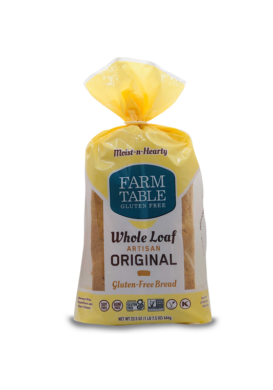 Farm Table Whole Loaf Artisan Original Gluten-Free Bread - Dusty's Country Store