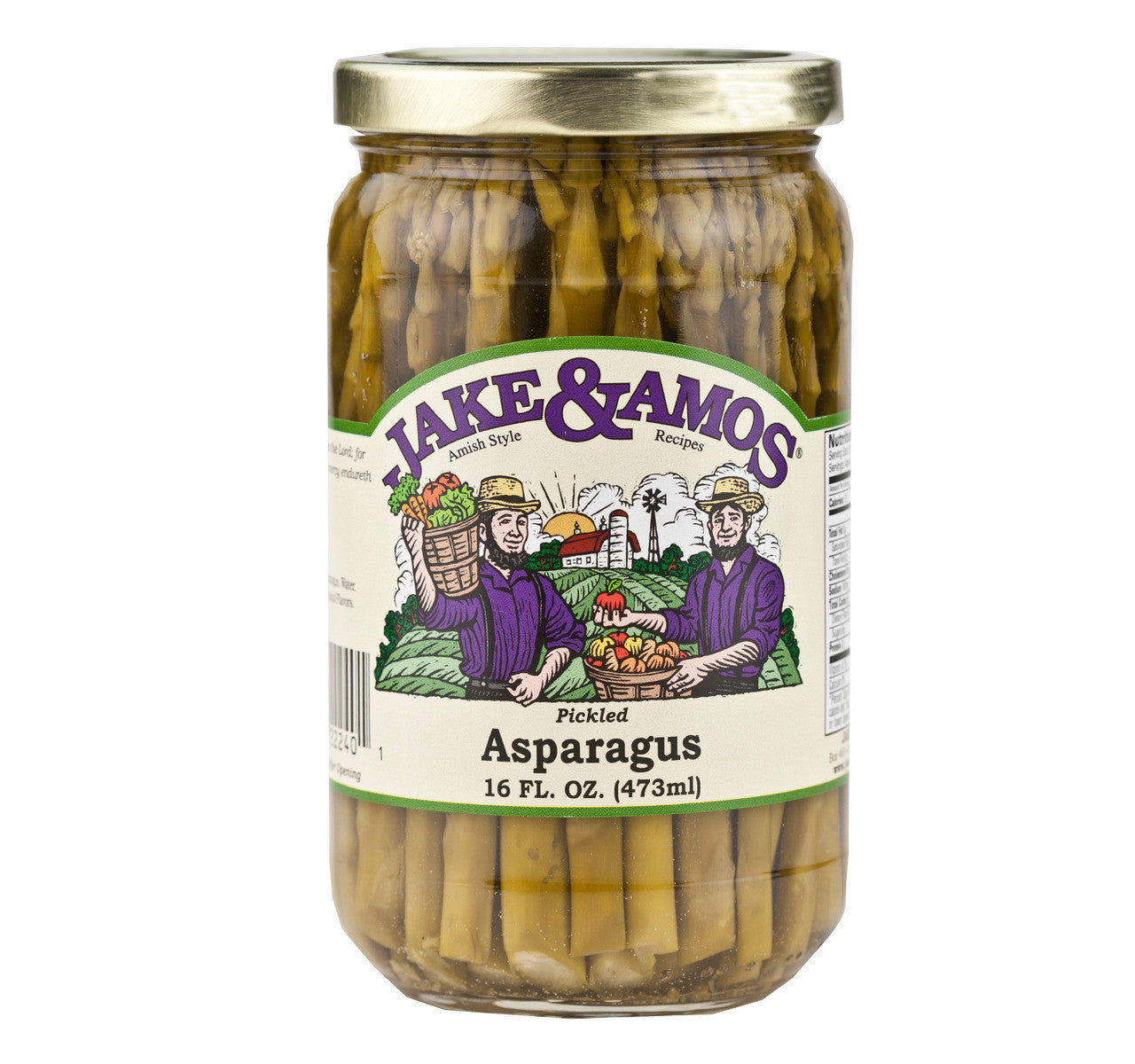 Jake & Amos Pickled Asparagus - Dusty's Country Store