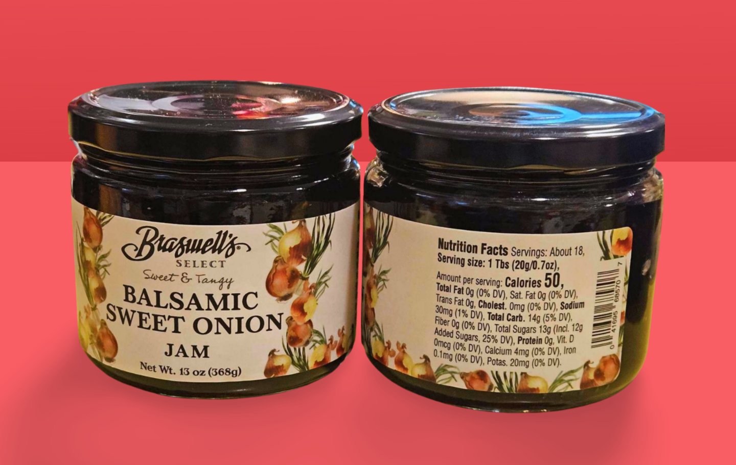 Braswell's Select Balsamic Sweet Onion Jam 13 OZ - Dusty's Country Store