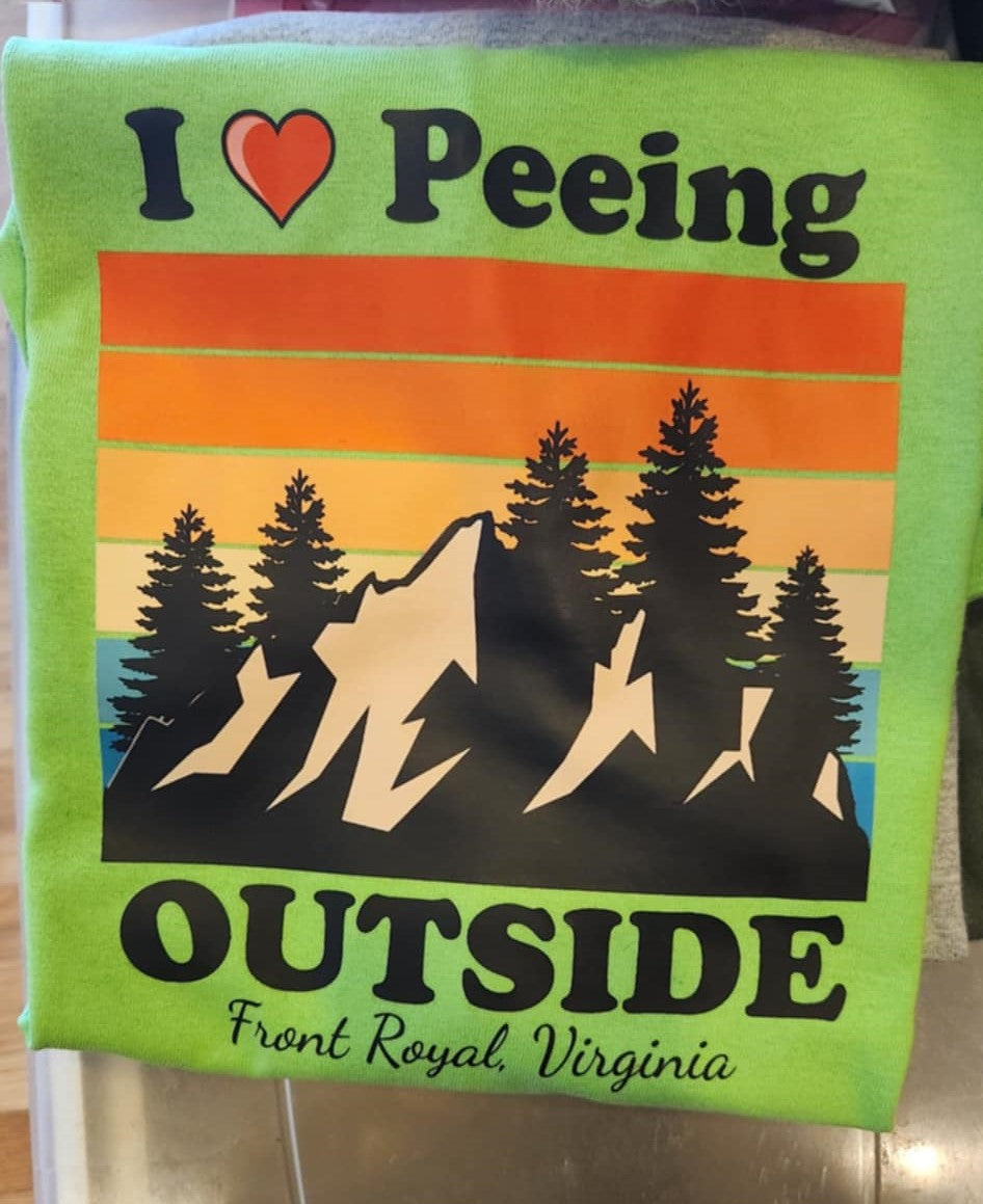 "I Love Peeing Outside" Apparel - Dusty's Country Store