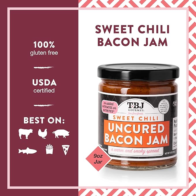 TBJ Gourmet Sweet Chile Uncured Bacon Jam - Dusty's Country Store