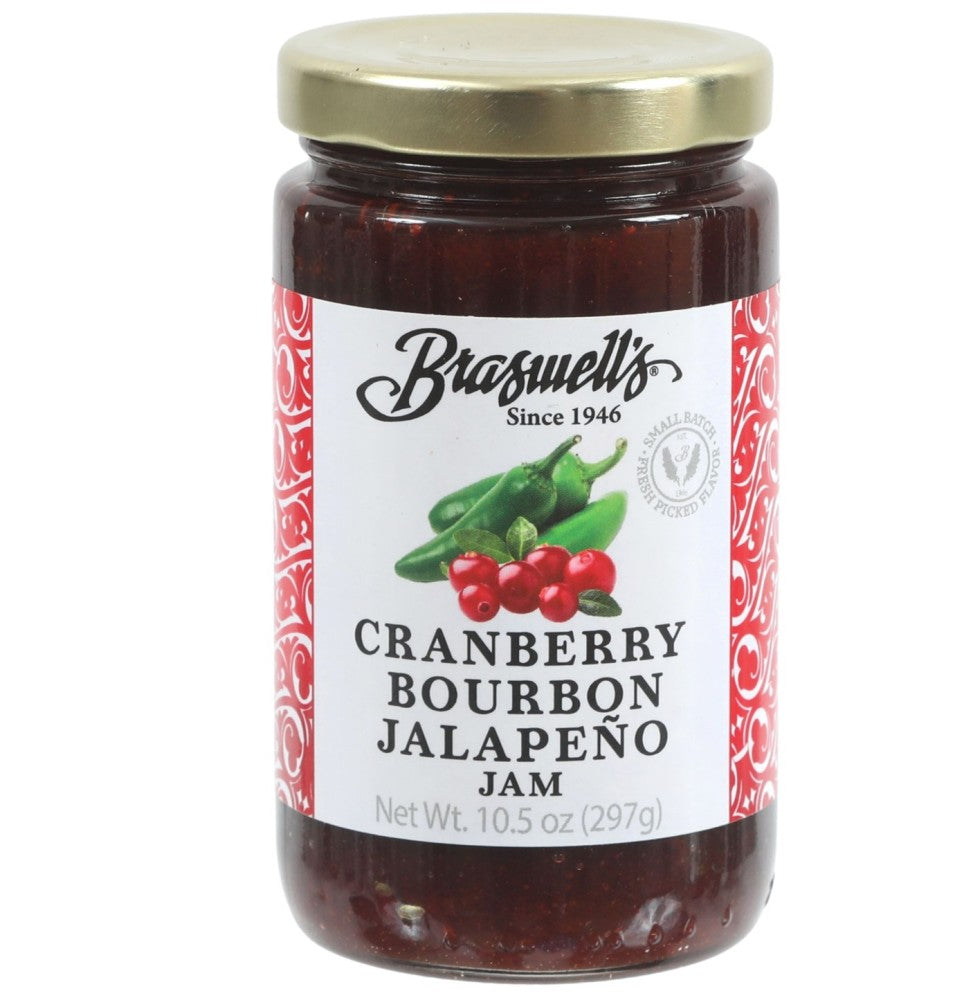 Braswell's Cranberry Bourbon Jalapeno Jam - Dusty's Country Store