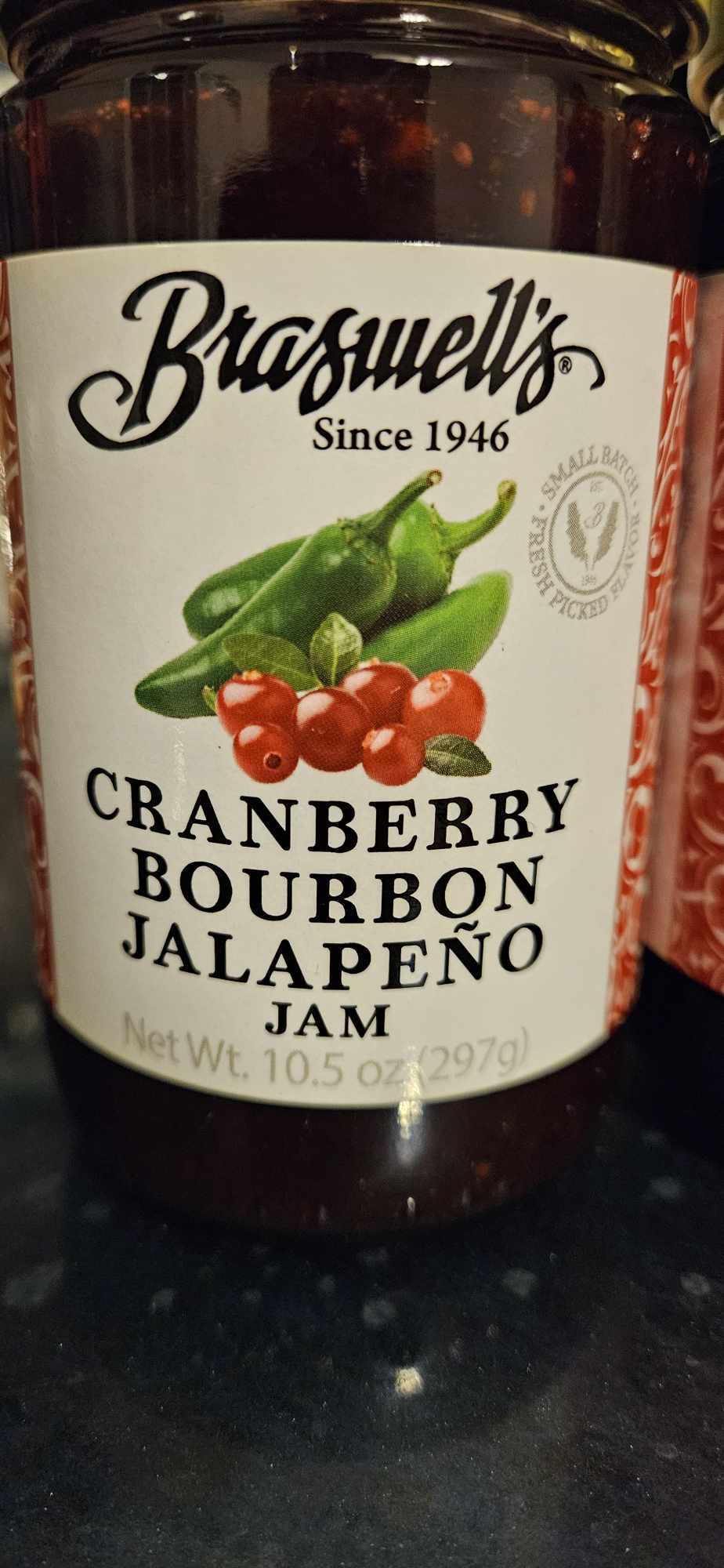 Braswell's Cranberry Bourbon Jalapeno Jam - Dusty's Country Store