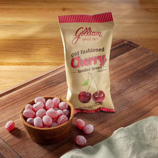 Gilliam Old Fashioned Cherry Flavored Sanded Drops - Dusty's Country Store