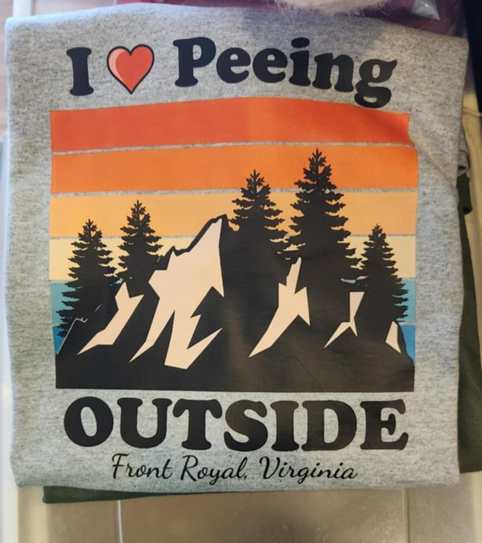 "I Love Peeing Outside" Apparel - Dusty's Country Store