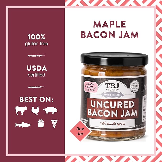TBJ Gourmet Maple Syrup Uncured Bacon Jam - Dusty's Country Store