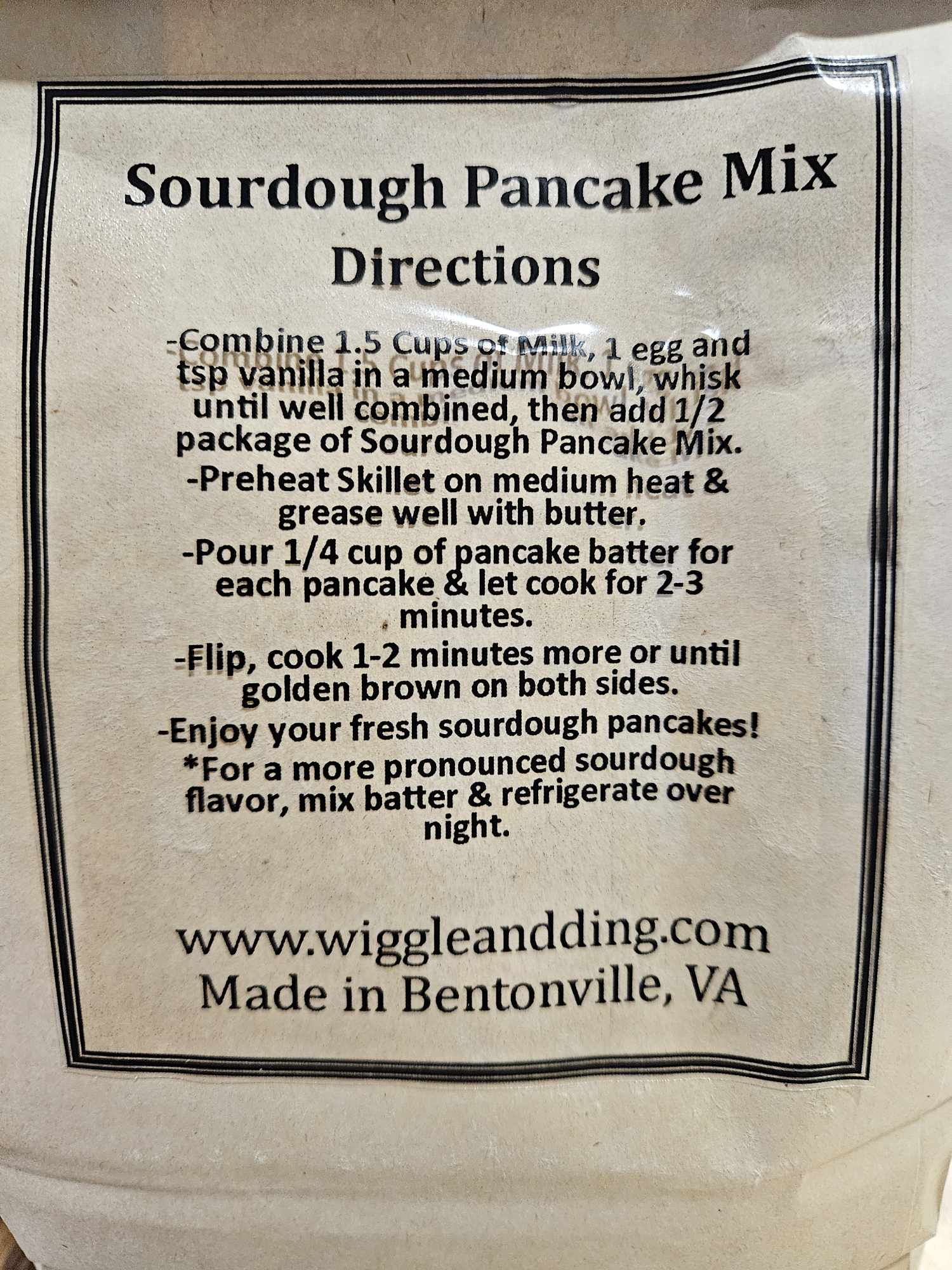 Sourdough Pancake Mix - Dusty's Country Store