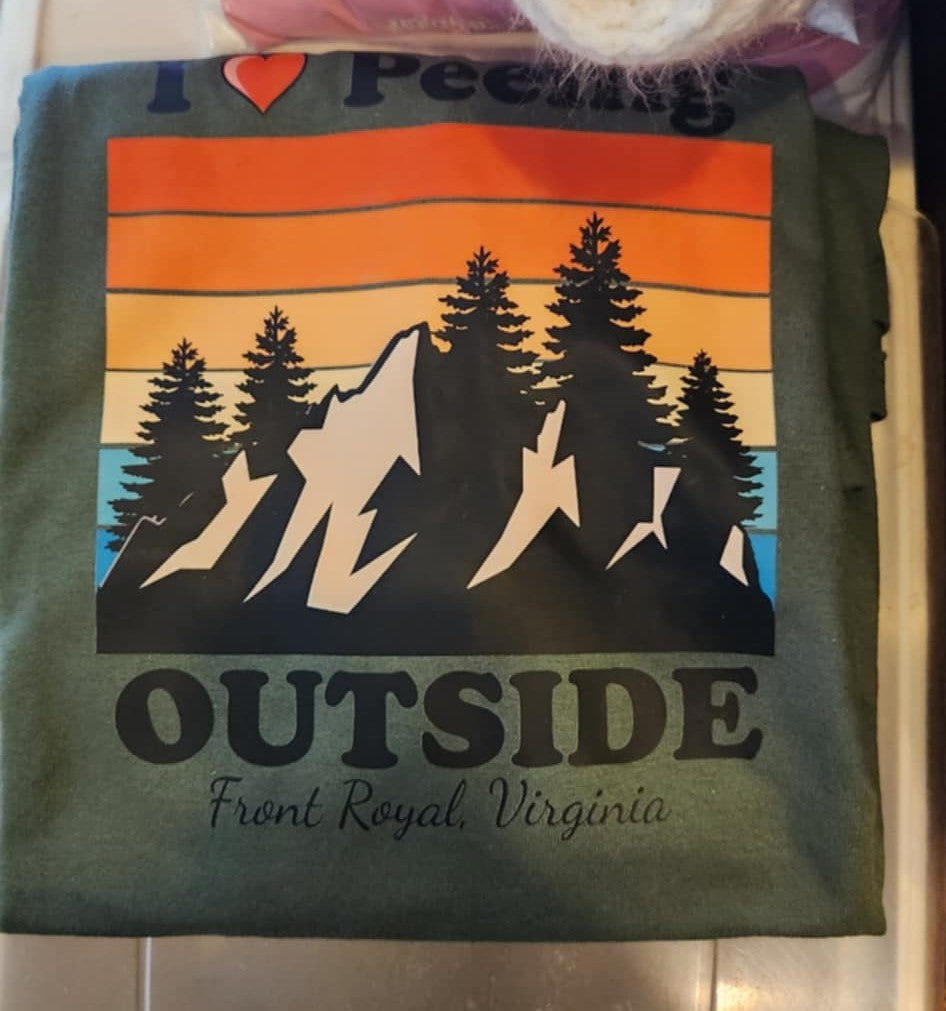 "I Love Peeing Outside" Apparel - Dusty's Country Store