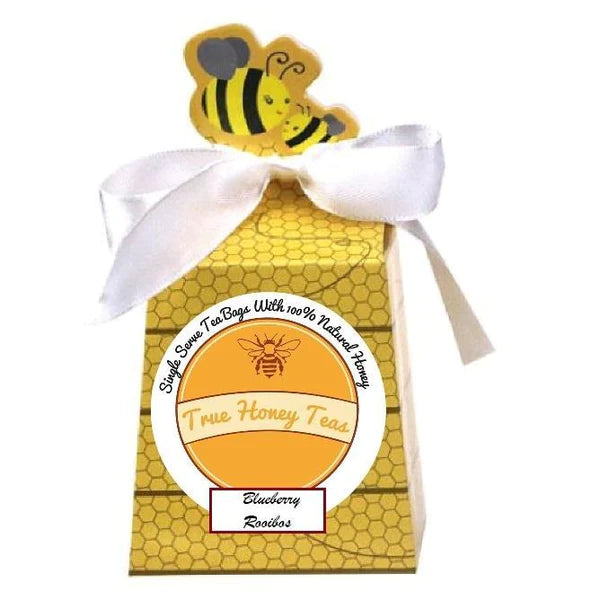 True Honey Teas | Blueberry Rooibos Gift Bee Box - Dusty's Country Store